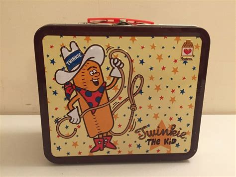 Hostess Twinkie the kid tin metal lunch box 2007 Made by lounge fly